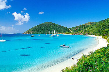 Bucht in den British Virgin Islands