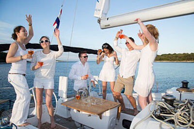yacht celebration, sailingyacht