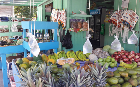Karibisches Geschäft in Kingstown, St. Vincent