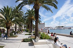 Hafenkai von Split