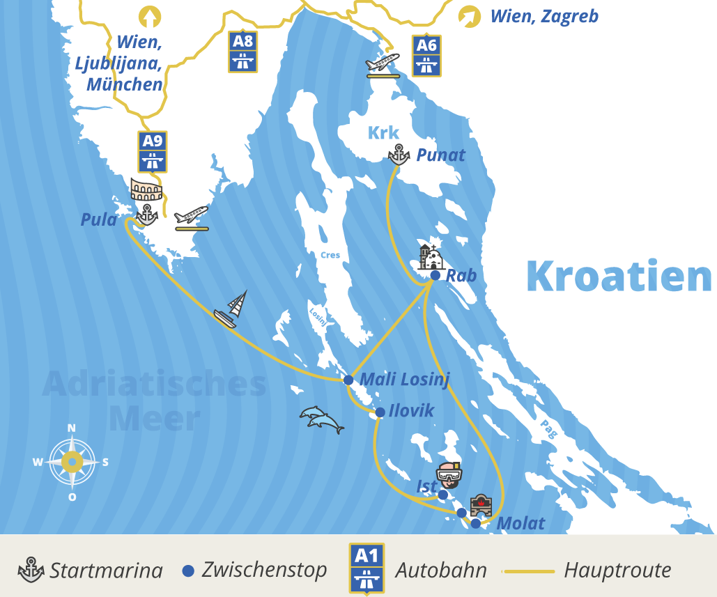 Yacht Urlaub Segelurlaub In Istrien