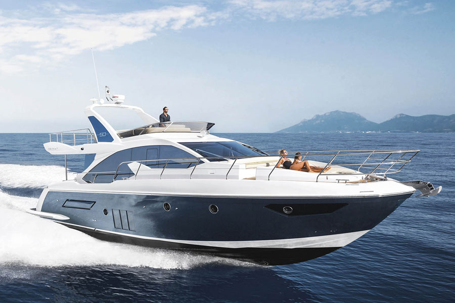 Luxurious motor yacht