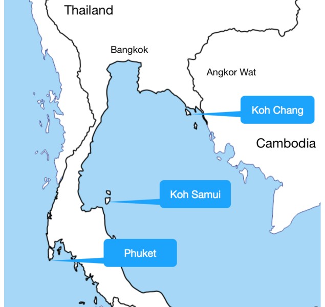 Geografie Thailand