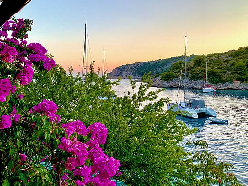 Einsame Bucht in Kroatien
